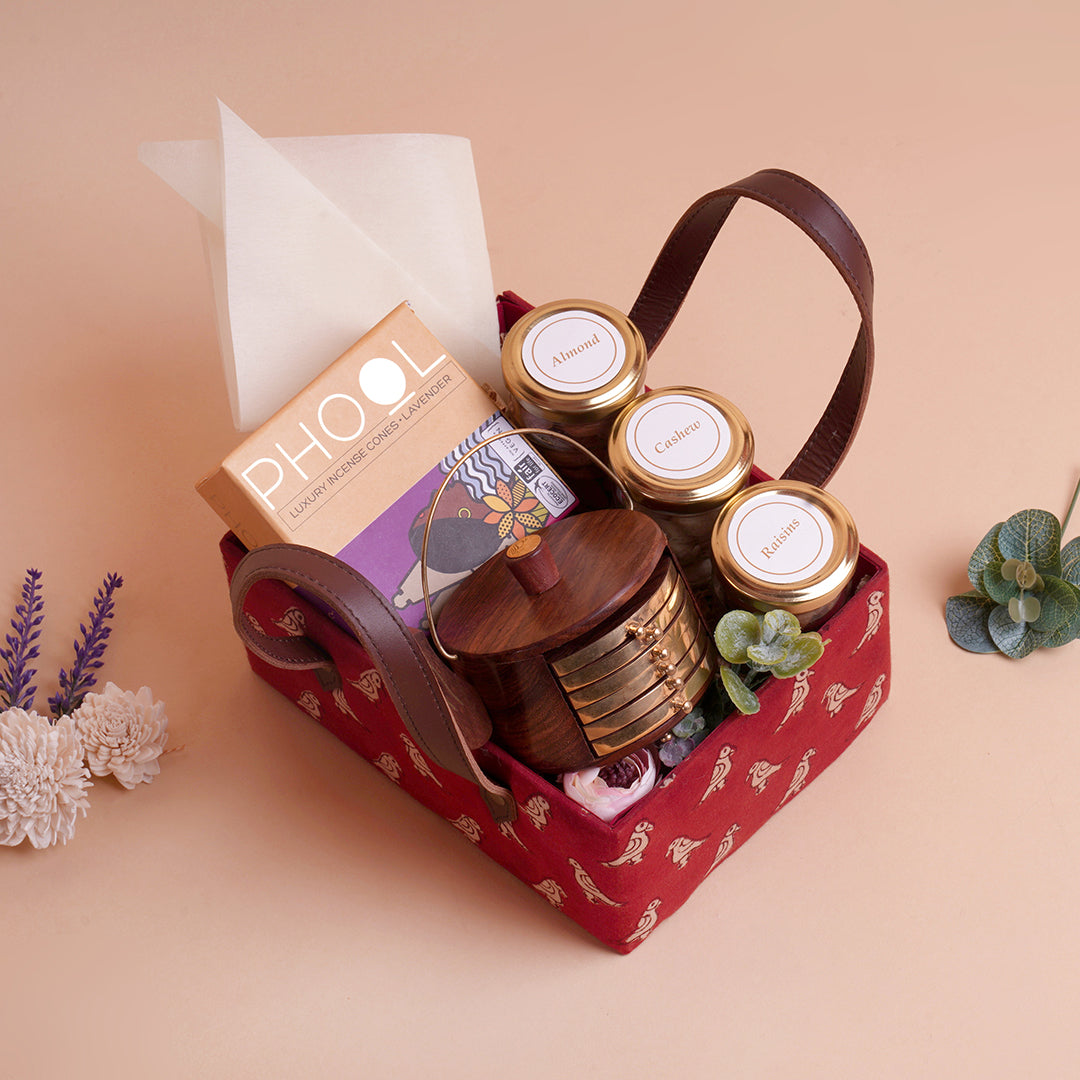 Buy Luxury Nuts and Raisin Platter Gift Box Online – BoxUp Luxury Gifting