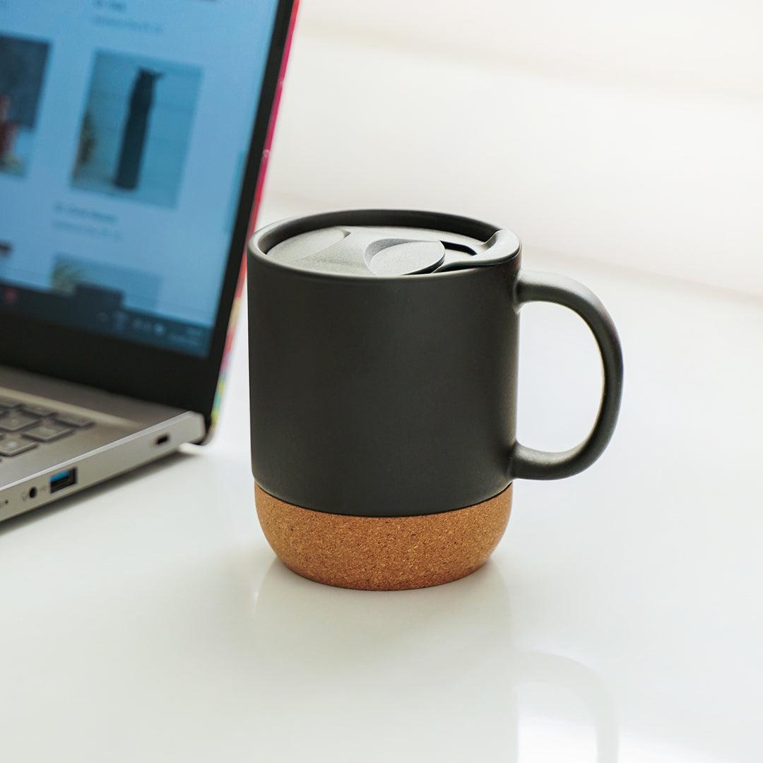 Coffee Mug With Cork Detail