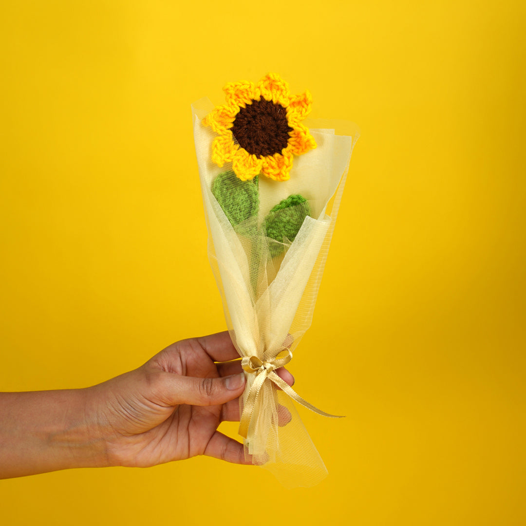 Crochet flower – Sunflower