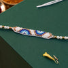 Rakhi - Blue Bead Detail