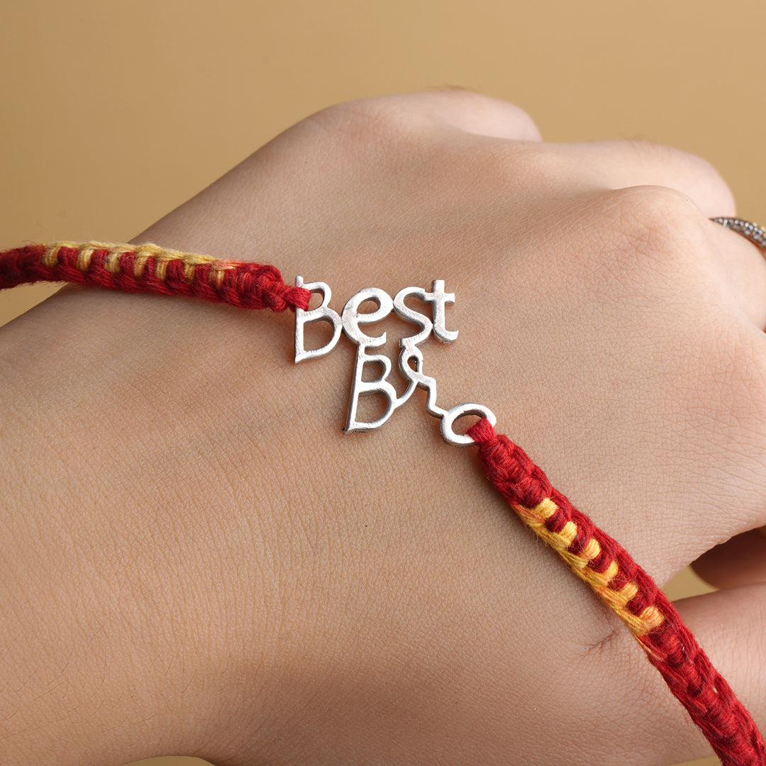 Silver Rakhi – Best Bro