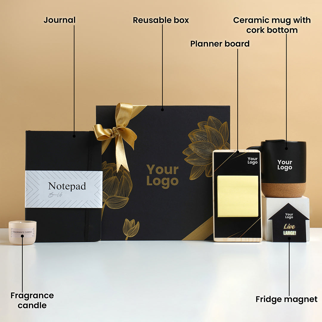 Black corporate hamper