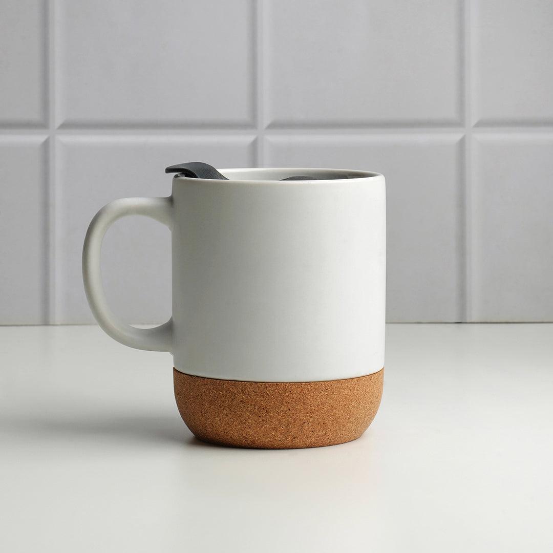 Coffee Mug With Cork Detail