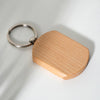 Keychain – wooden hexagon