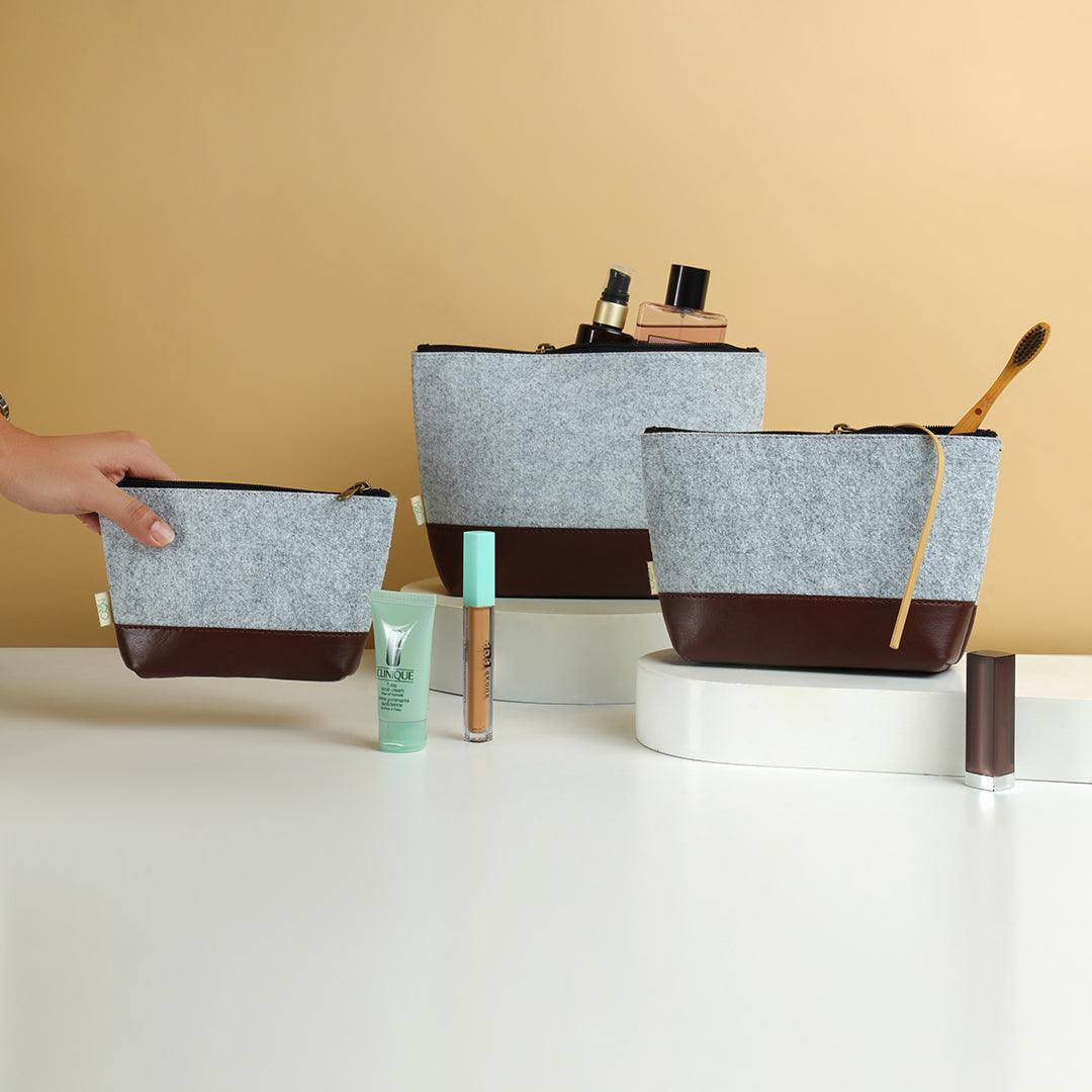 Storage pouches - felt