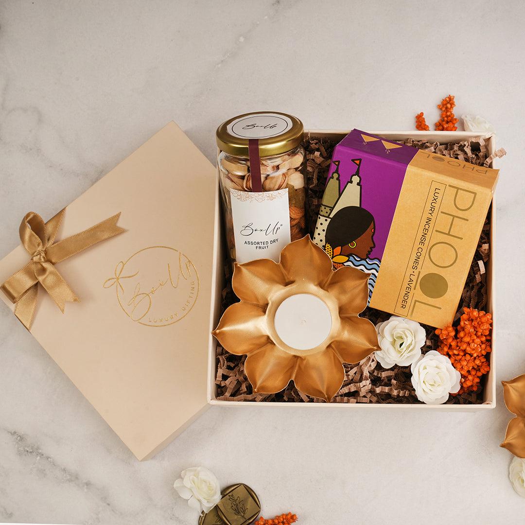 Buy Aura of Diwali Spirit Gift Box Online In India – BoxUp Luxury Gifting